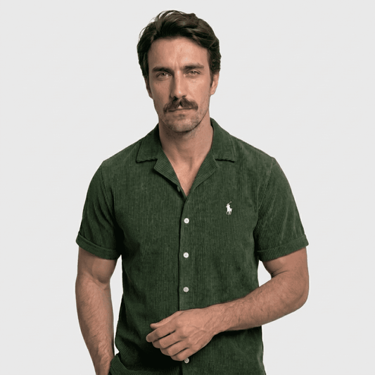 R&L Summer Corduroy Set Shorts and Shirt