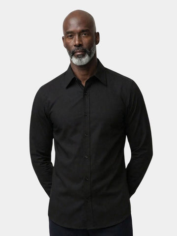 Elegant Spearpoint Collar Shirt
