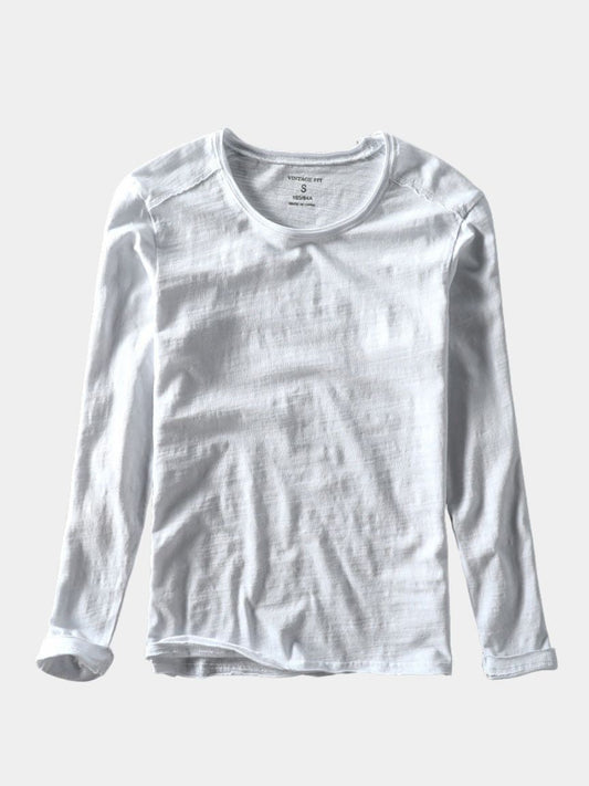 Essential Vintage Cotton Long Sleeve Tee