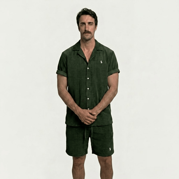 R&L Summer Corduroy Set Shorts and Shirt