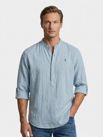 R&L Casual Henley Neck Long Sleeve T-Shirt - Buy One Get Two Free!