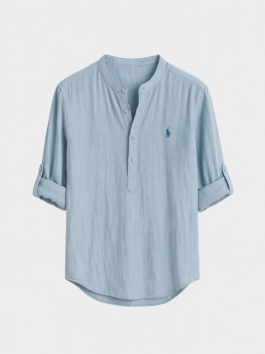 R&L Casual Henley Neck Long Sleeve T-Shirt - Buy One Get Two Free!